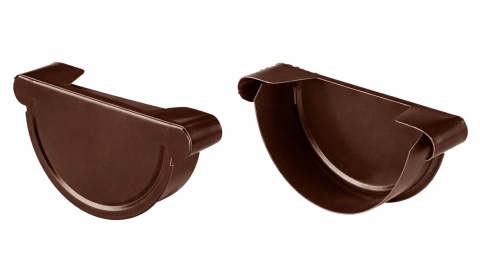 Denko rynny głębokie - Ø125mm Brąz