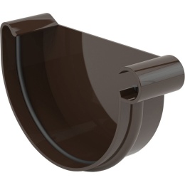 Denko rynny prawe - Ø125mm PVC