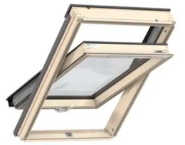 Drewniane okno GLL B otwierane od dołu 78x118