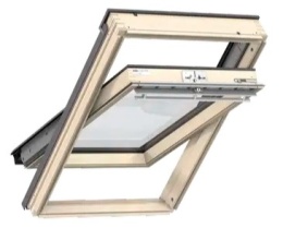 Drewniane okno GLL otwierane u góry 78x118