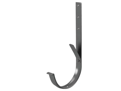 Hak rynny długi pod wulste - Ø125mm Antracyt