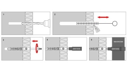 Kołek do obejmy rury spustowej