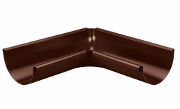 Narożnik wewnętrzny 90° - Ø125mm Brąz