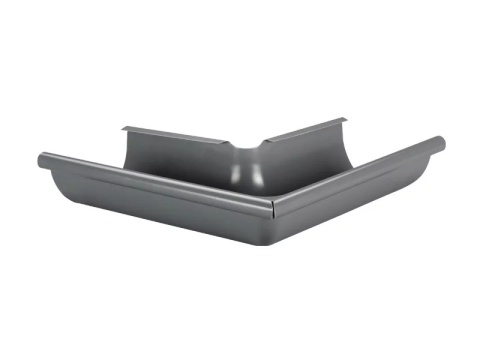 Narożnik zewnętrzny 90° - Ø125mm Antracyt