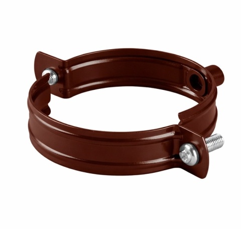 Obejma rury - Ø90mm Brąz