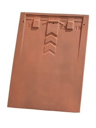 PLAIN TILE STRETTO Huguenot 26,5x37 Burnt Red