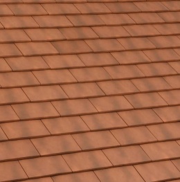 PLAIN TILE STRETTO Huguenot 26,5x37 Burnt Red